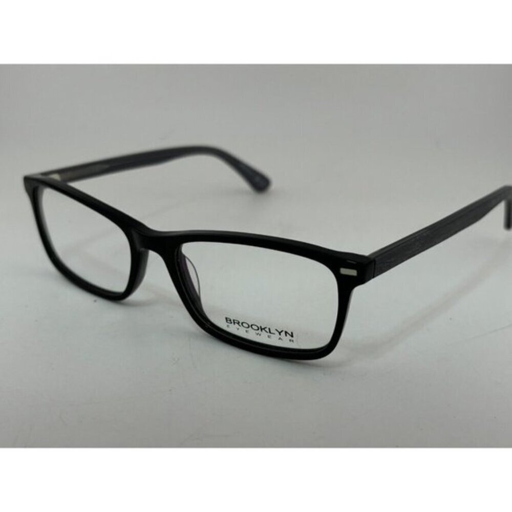 Brooklyn Eyewear - D125 BLACK 54-17-140 Rectangle Eyeglass Frames